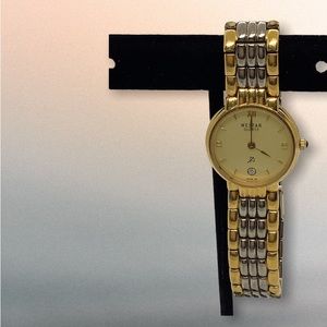 Westar Quartz Ladies Gold Electroplated Plated 8482 CBN  UNTESTED. NOT WORKING